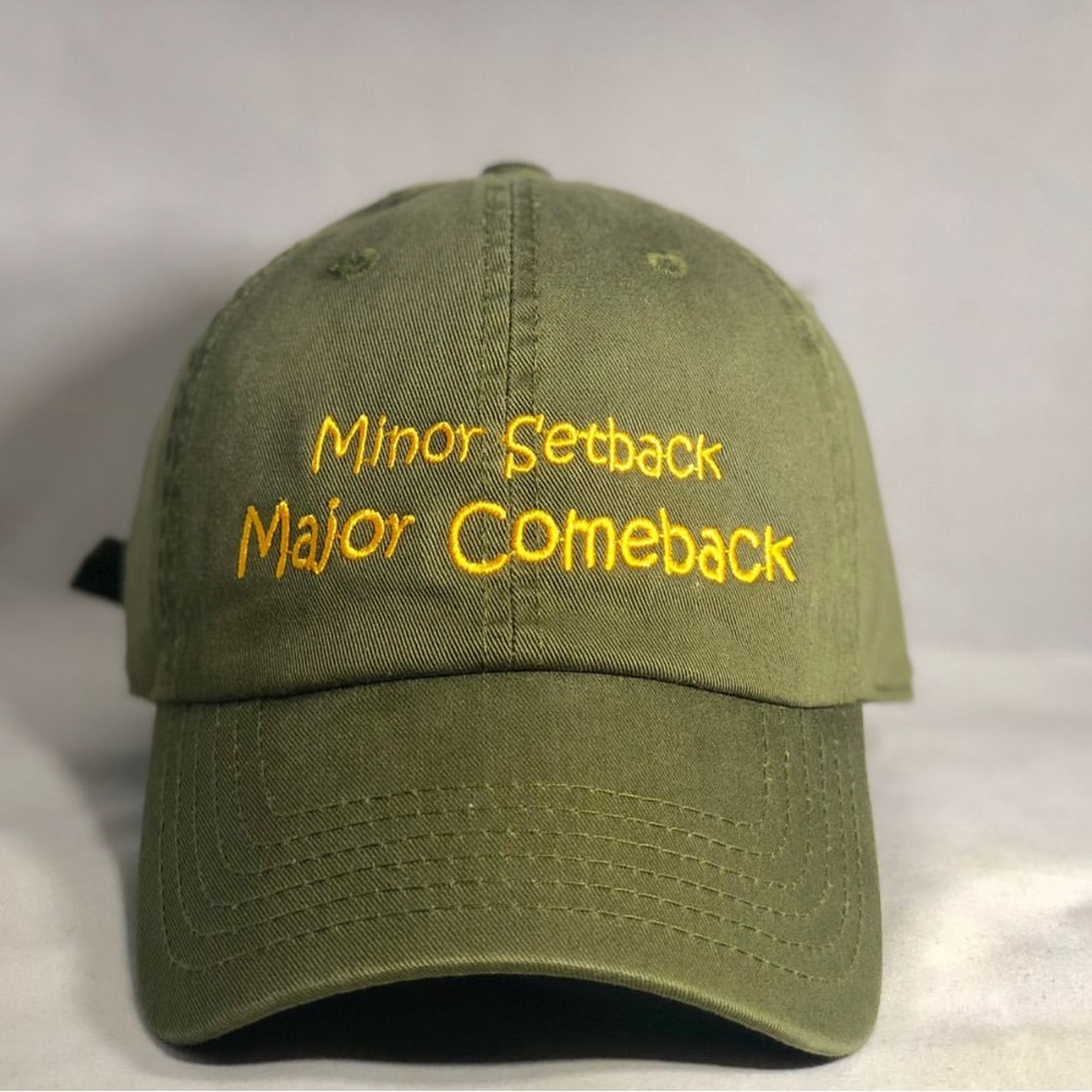Minor setback Major Comeback Hat